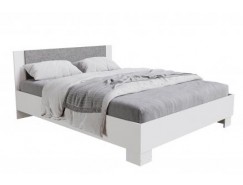 Кровать Nova 1,4 м  с настилом ЛДСП белый бетон