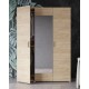 Шкаф для одежды распашной 1350 мм белый/сонома