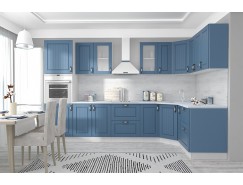 МН для кухни Прованс 3300x1816 мм белый/дуб синий