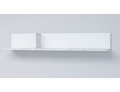Полка ПЛ-2 белый глянец/ бетон светлый