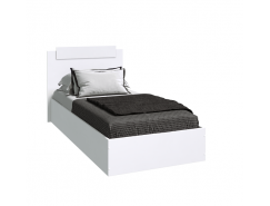Кровать 0,9 (ш900*в850*г2000) белый гладкий