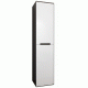 Одностворчатый шкаф 500*600*2236  венге/белый глянец