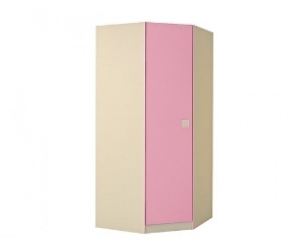 Радуга (шкаф угловой 900х900) бежевый/фламинго