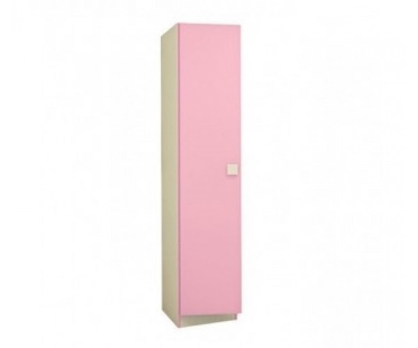 Радуга (шкаф 400) бежевый/фламинго