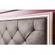 Кровать двуспальная Габриэлла 06.15(1600) + откидной мех. вудлайн кремовый/аруша венге с патиной/ткань велюр шик 