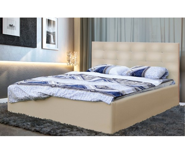 Кровать интерьерная Виктория с подъемным мех. (1400) бежевый