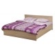 Кровать двуспальная Фриз 21.52 с подъемным мех. (1400) дуб сонома