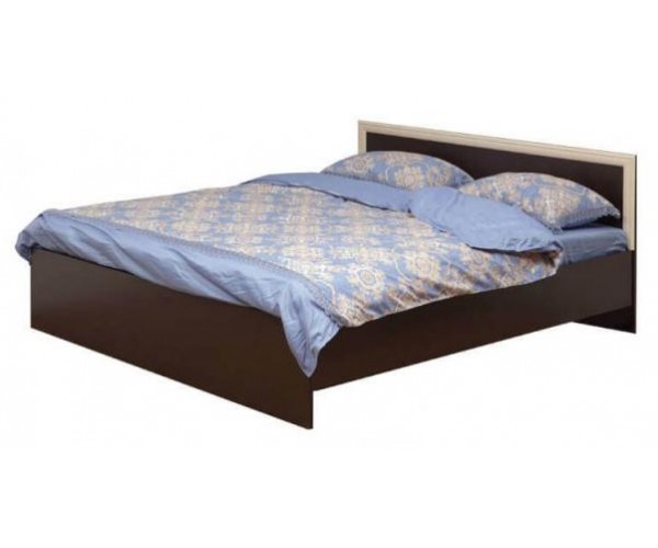 Кровать двуспальная Фриз 21.53 надо подъемный мех. (1600) венге/вудлайн кремовый