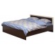 Кровать двуспальная Фриз 21.53 надо подъемный мех. (1600) венге/вудлайн кремовый
