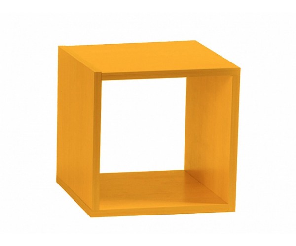 Полка настенная Кубик-1 оранж